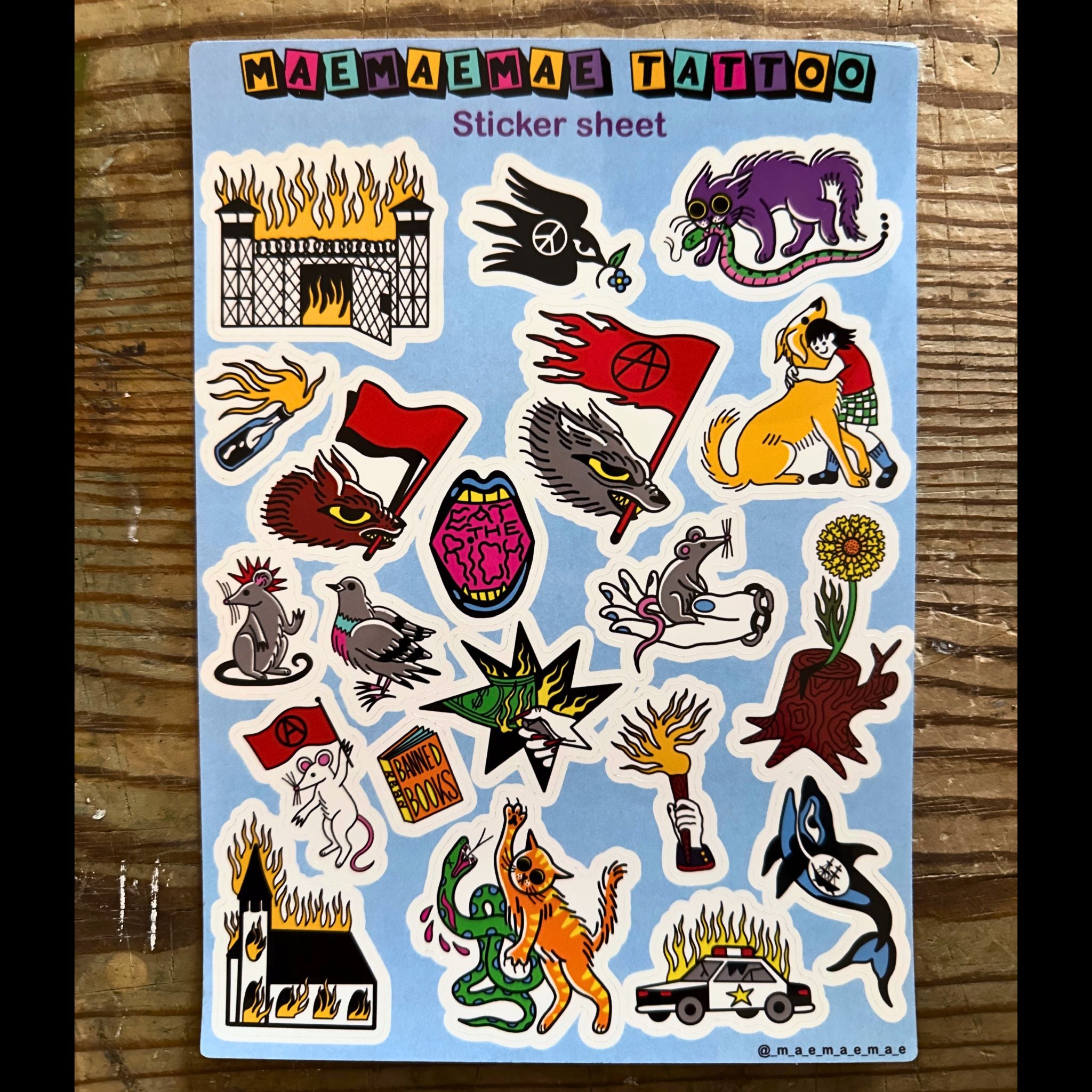 Anarchist Sticker Sheet