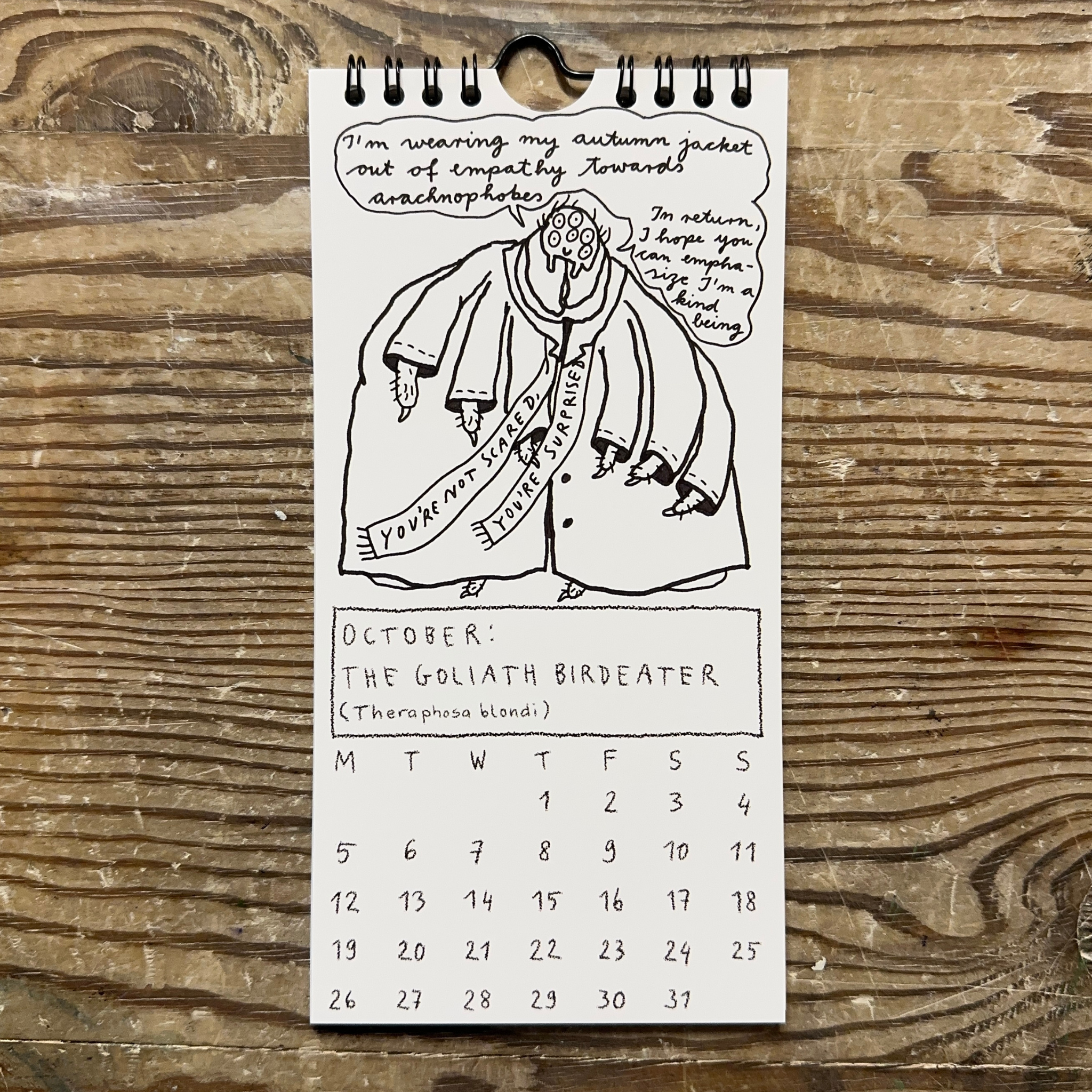 Giant Animals Calendar