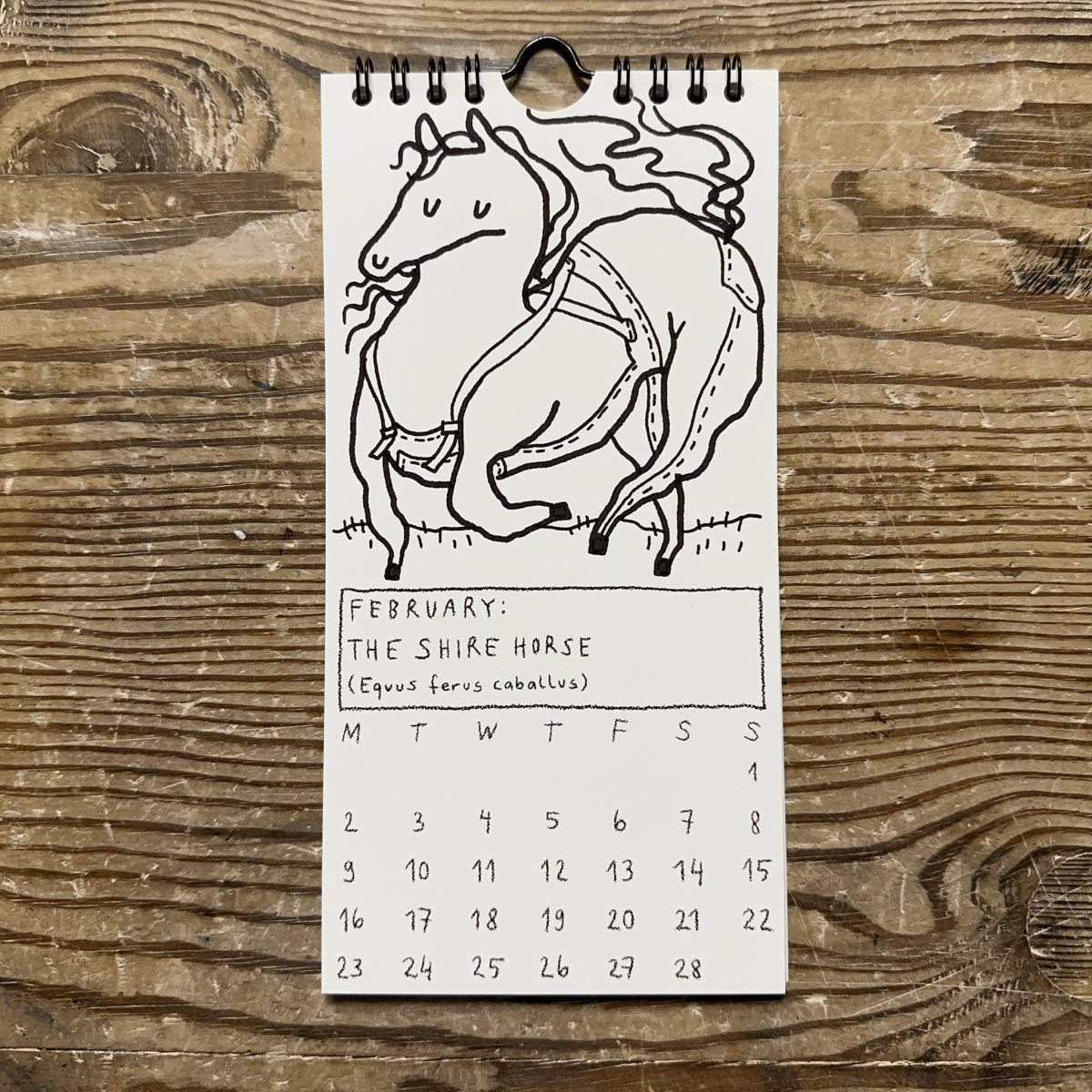Giant Animals Calendar - S.A.D.CalendarBowser