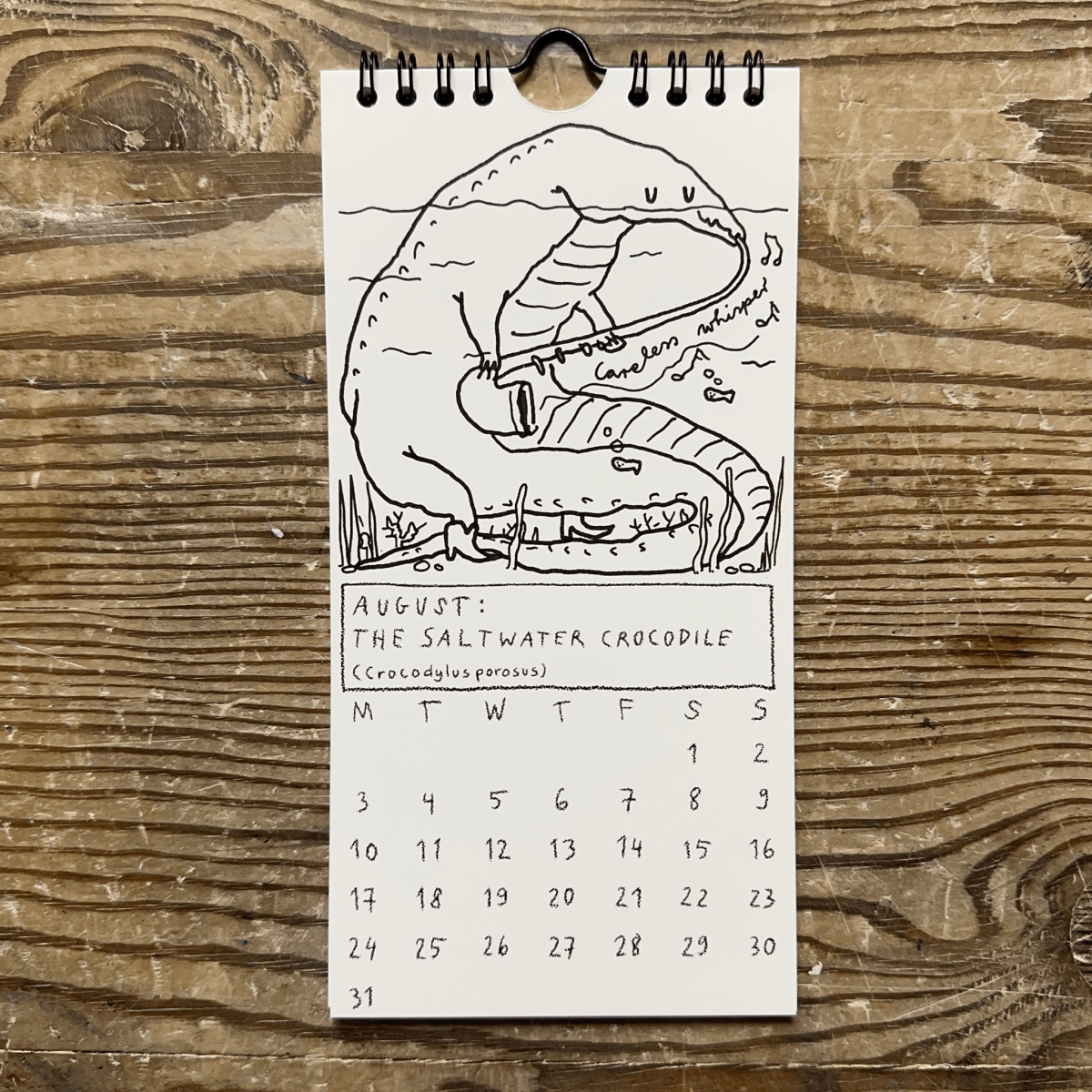 Giant Animals Calendar - S.A.D.CalendarBowser