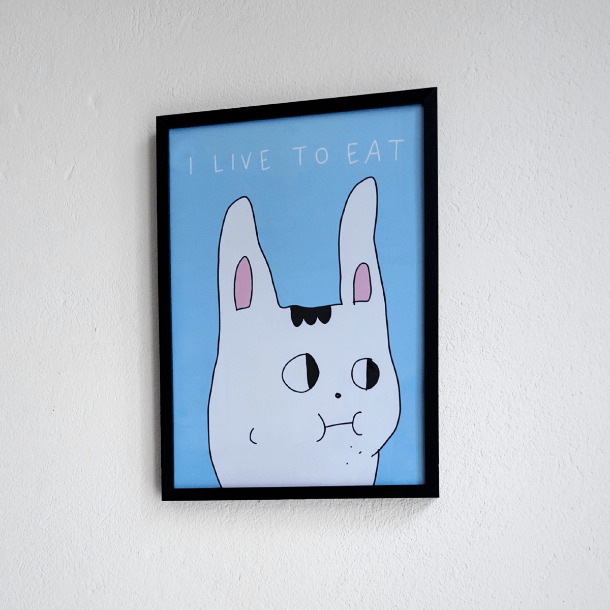 I Live To Eat - S.A.D.PrintBilly Martin