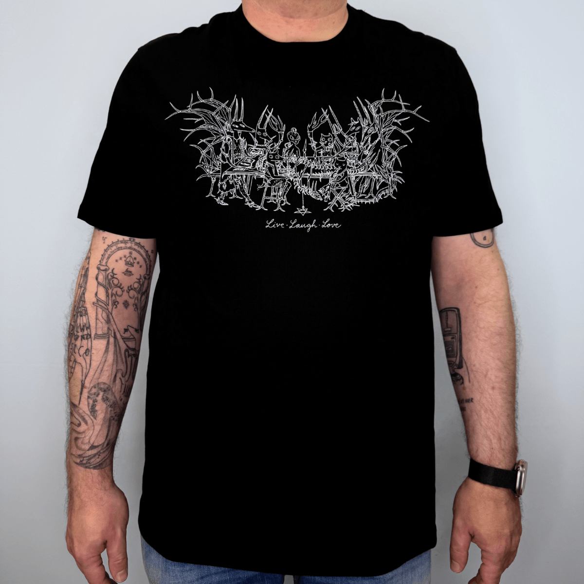 Live Laugh Love Shirt - S.A.D.T-ShirtBowser