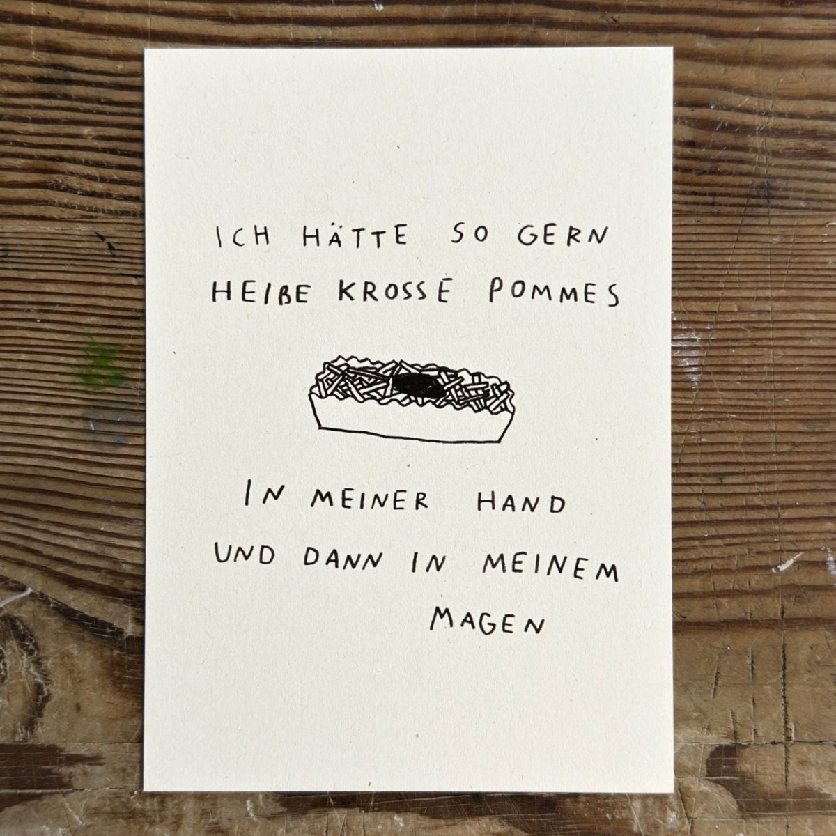 Pommes Vision - S.A.D.PostcardCaroline Frett