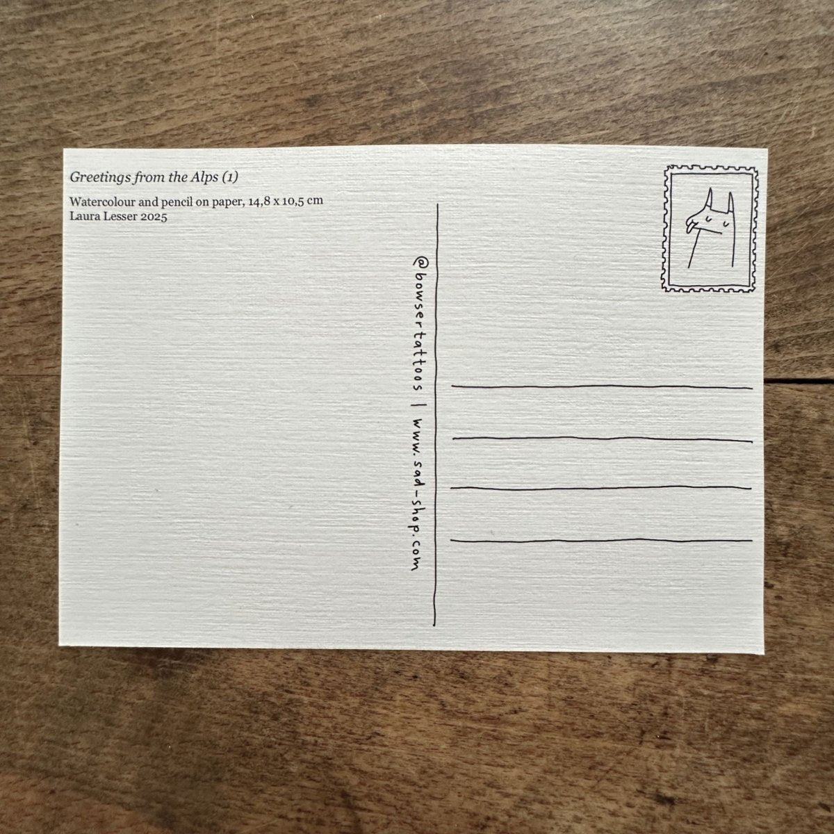 Postcard from the Alps - S.A.D.PrintBowser