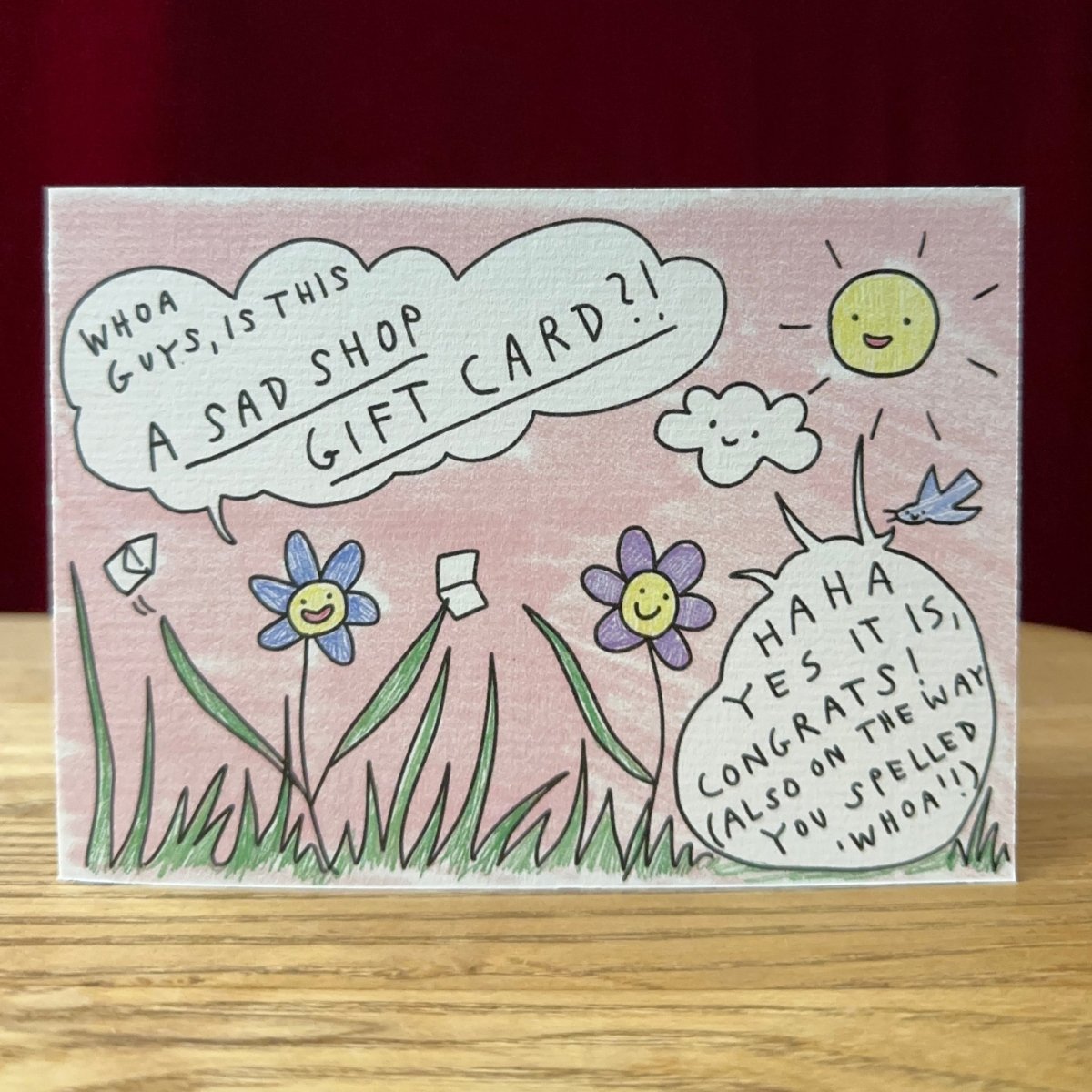Sad Gift Card - S.A.D.Gift CardS.A.D.