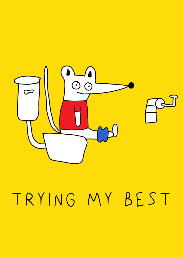 Trying My Best - S.A.D.PrintBilly Martin