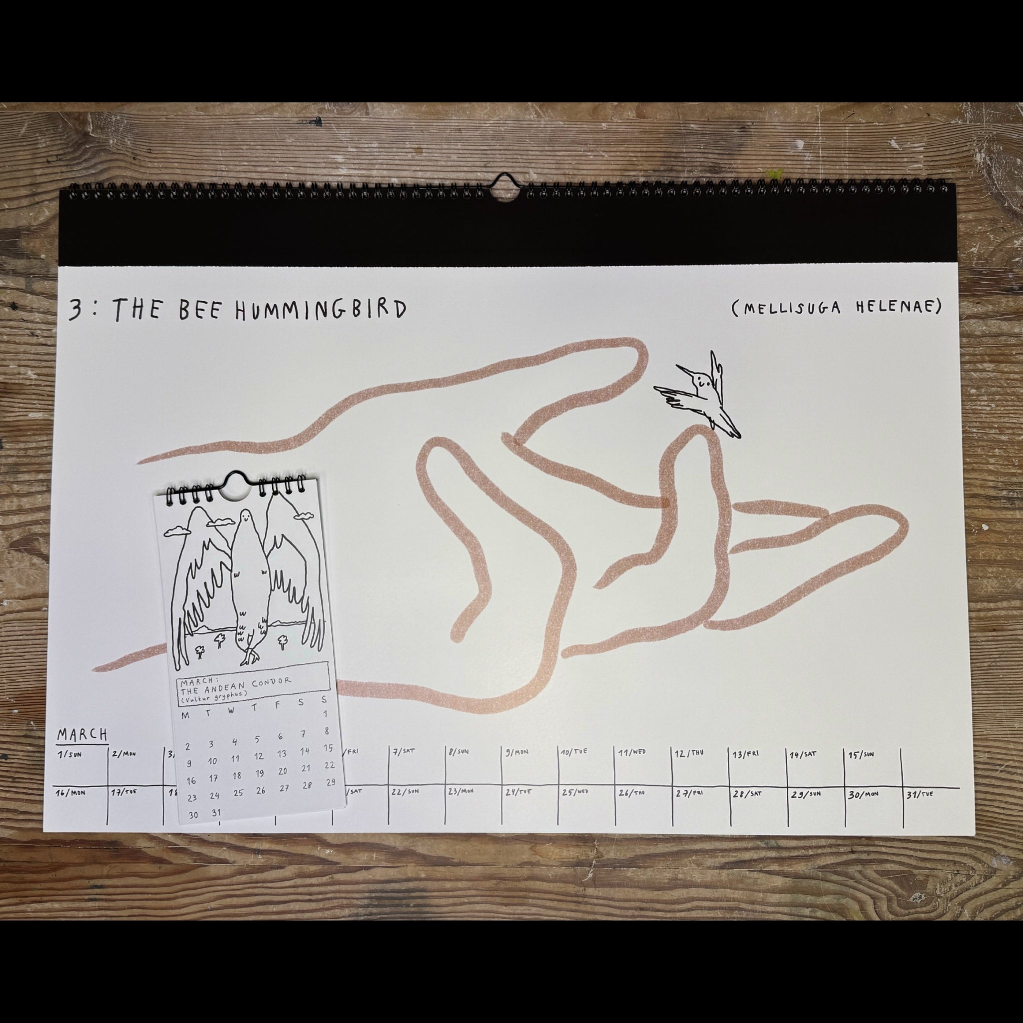 Tiny animals calendar