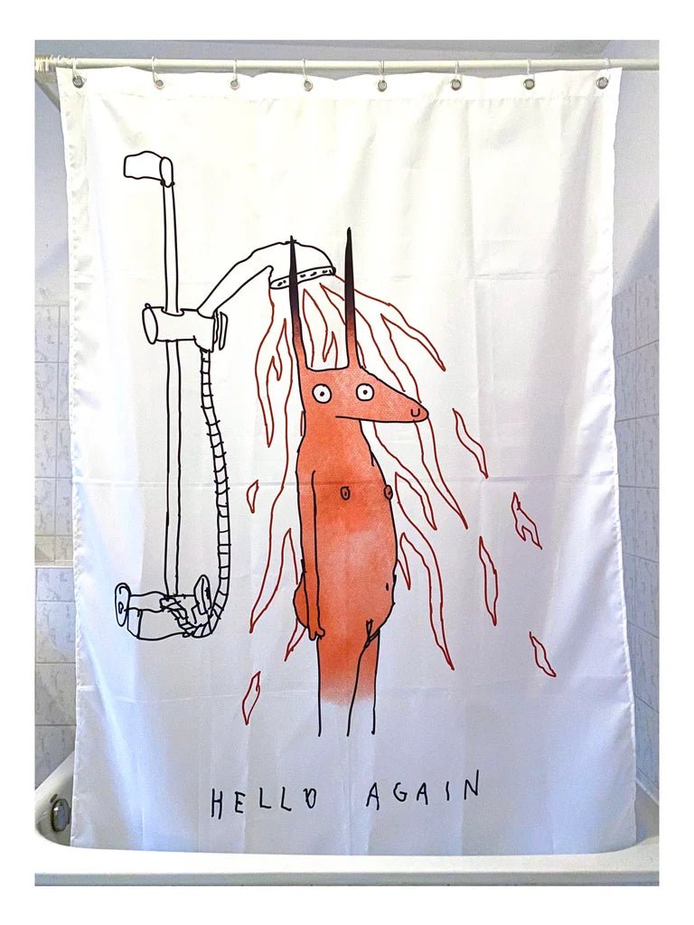 Hot Shower Ultras Curtain - S.A.D.Shower CurtainBowser