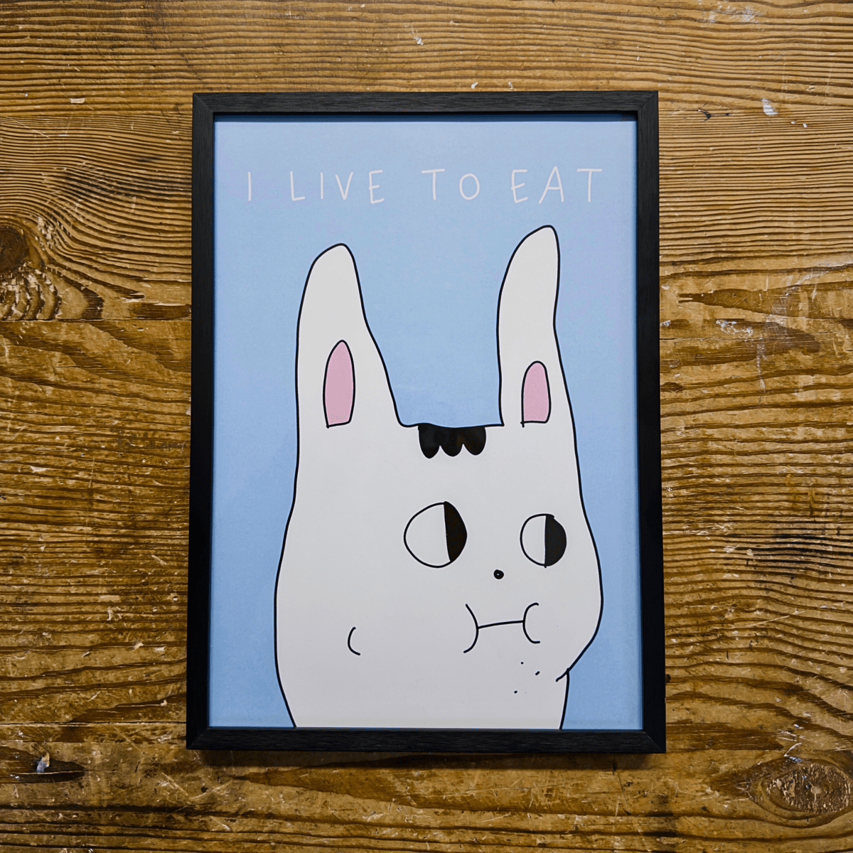 I Live To Eat - S.A.D.PrintBilly Martin