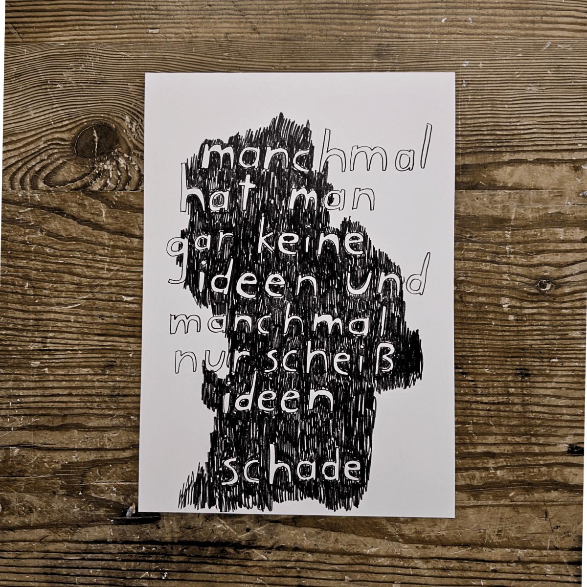 Schade - S.A.D.PrintCaroline Frett