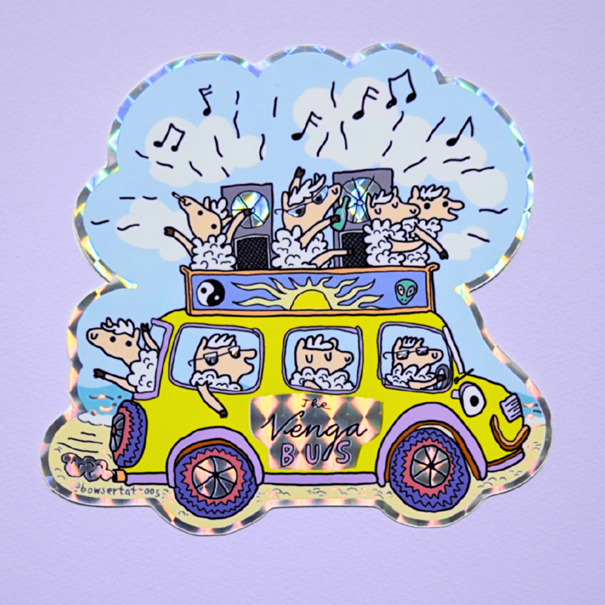 Shiny Stickermania - S.A.D.StickerBowser