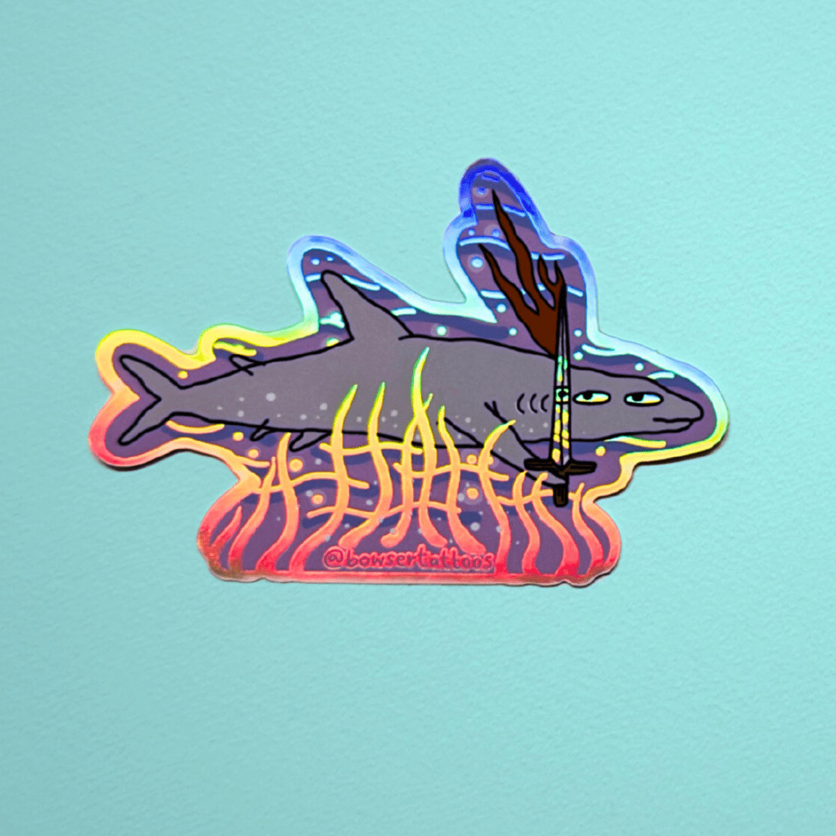 Shiny Stickermania - S.A.D.StickerBowser