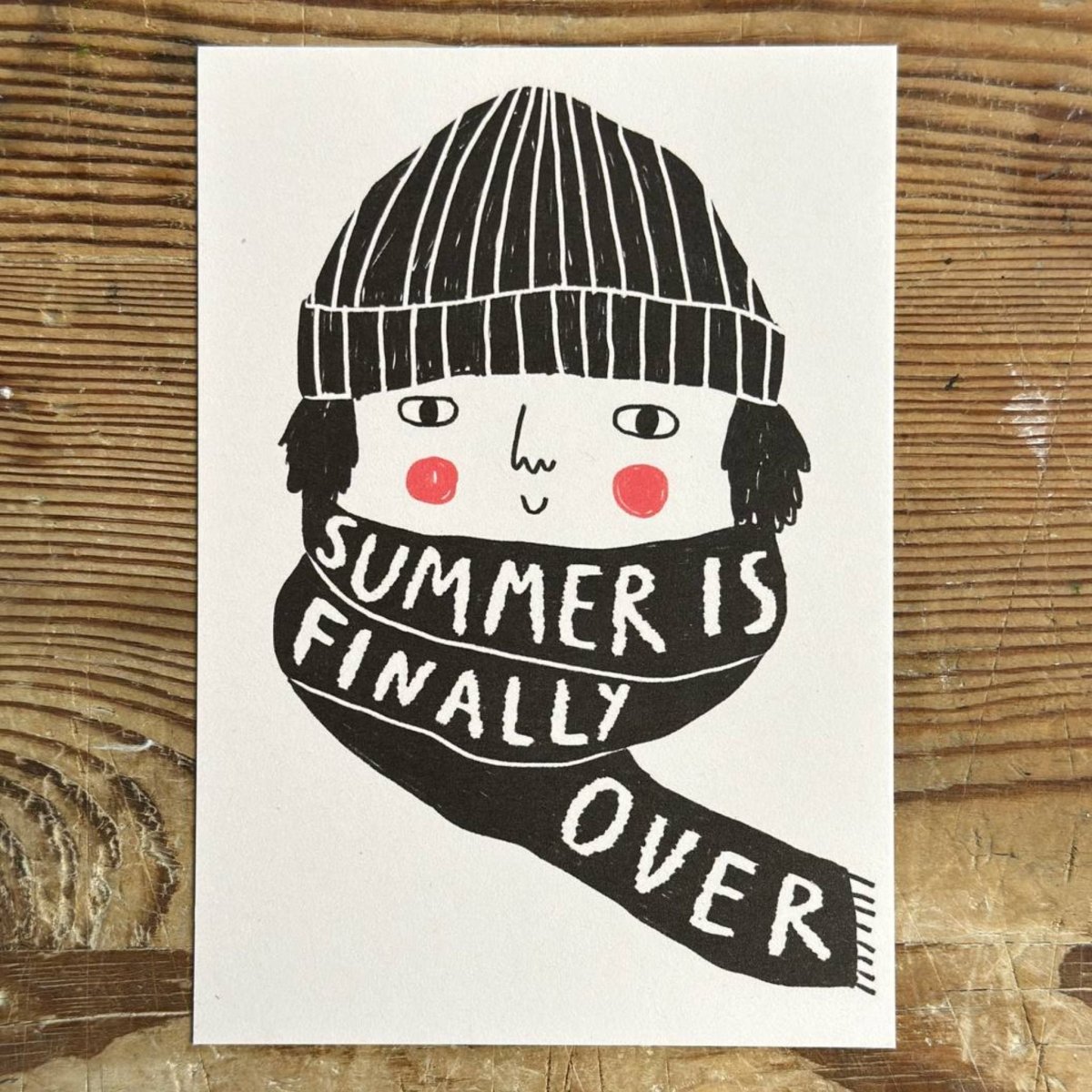 Summer is finally over - S.A.D.PostcardCaroline Frett