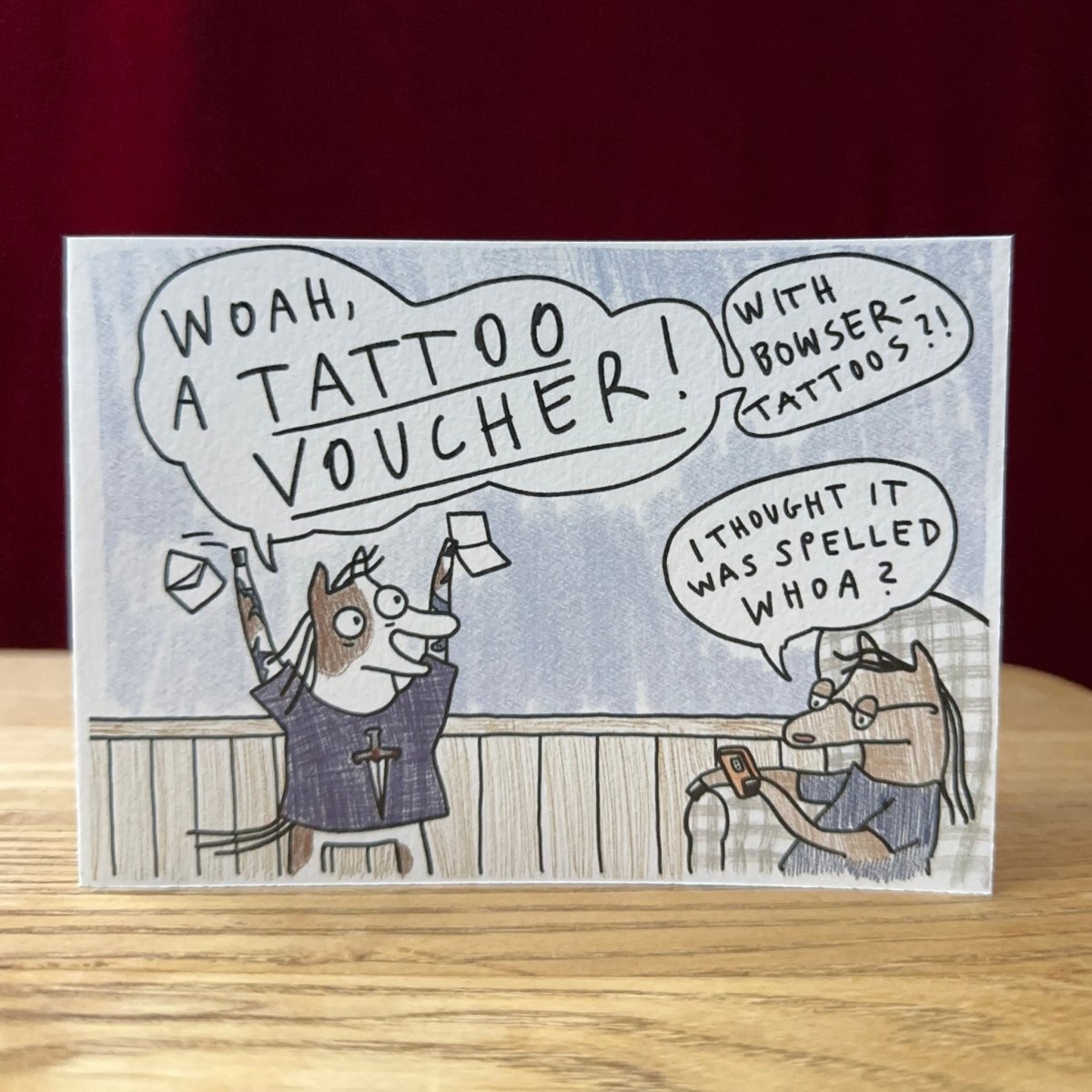 Tattoo Voucher - S.A.D.Gift CardBowser