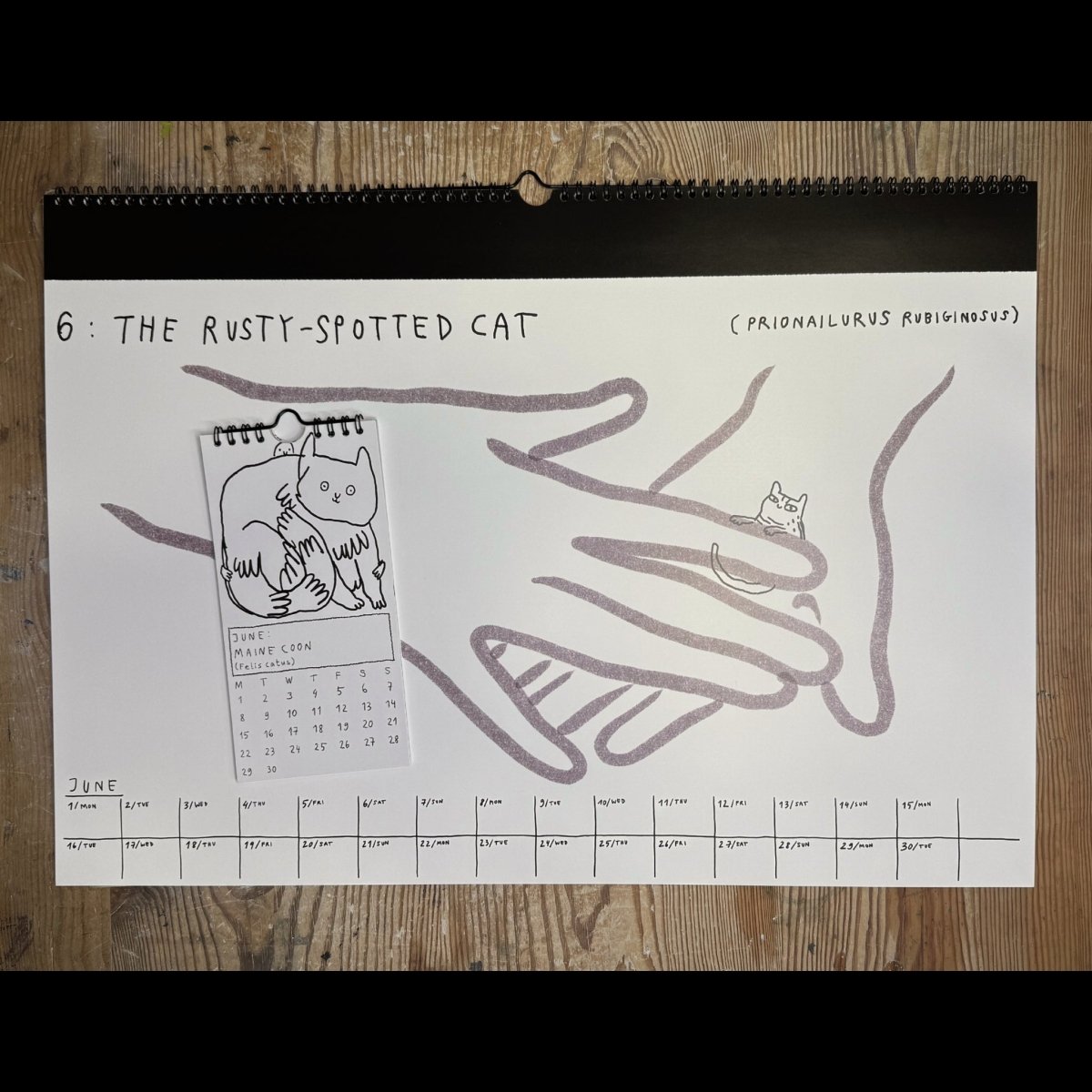 Tiny Animals Calendar - S.A.D.CalendarBowser