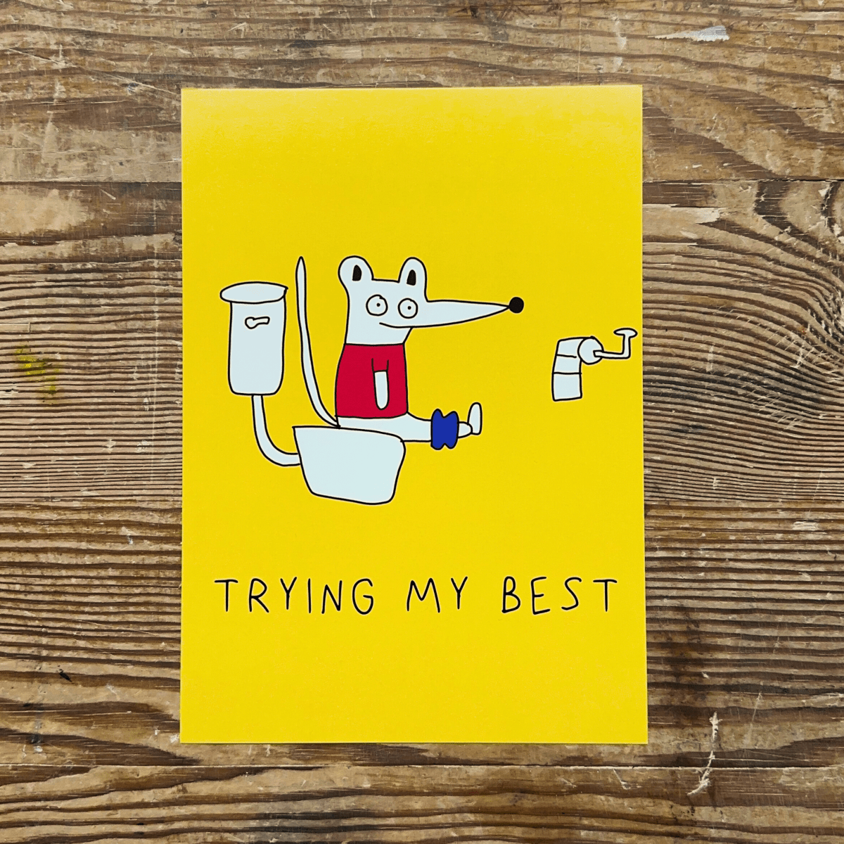 Trying My Best - S.A.D.PrintBilly Martin